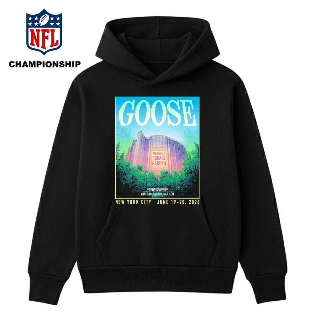 Goose Band Event Poster Montefiore Einstein Concert Series At Madison Square Garden On June 19 20 2026 New York City Shirt