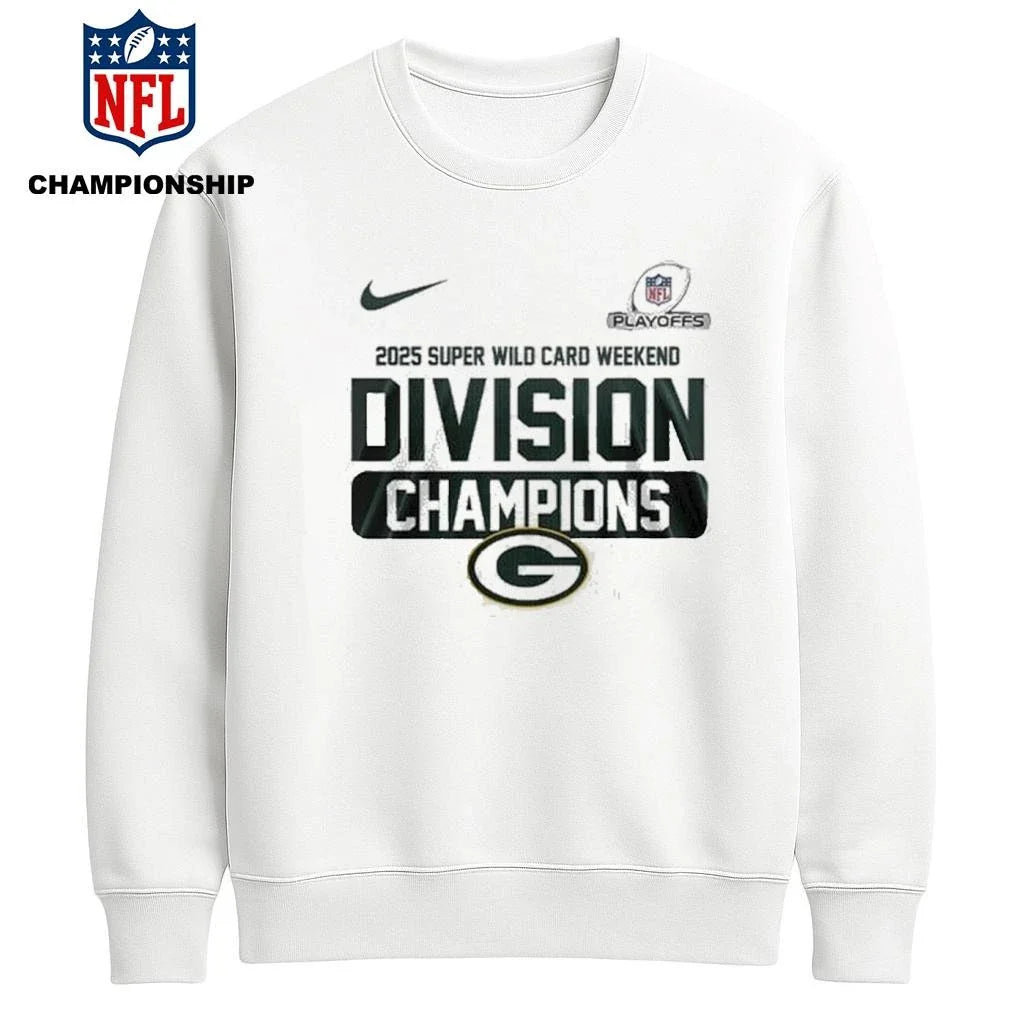 Green Bay Packers Playoffs 2025 Super Wild Card Weekend Division Champions Shirt