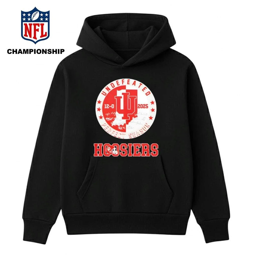Hoosiers Undefeated 2025 Perfect Season Signature Shirt