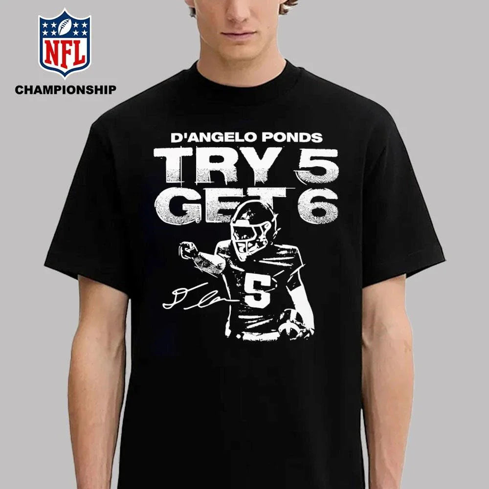 Indiana Football Try 5 Get 6 D’Angelo Ponds Shirt