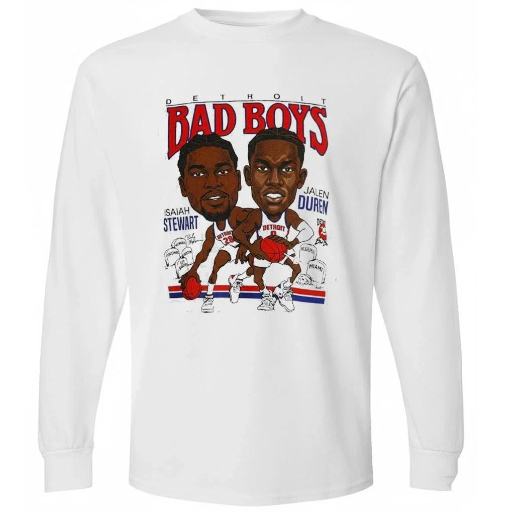 Isaiah Stewart Jalen Duren Detroit Bad Boys Detroit Pistons Shirt