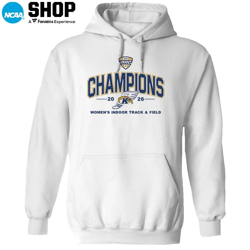 Kent State Golden Flashes MAC 2026 Women’s Indoor Track &amp; Field Champions T-Shirt