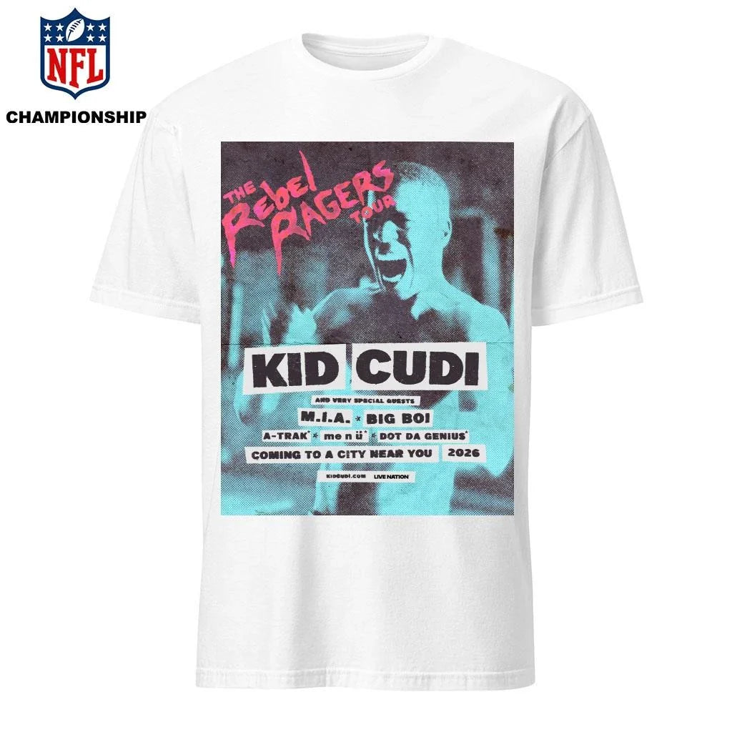 Kid Cudi The Rebel Ragers Tour 2026 Schedule Tour Dates Shirt