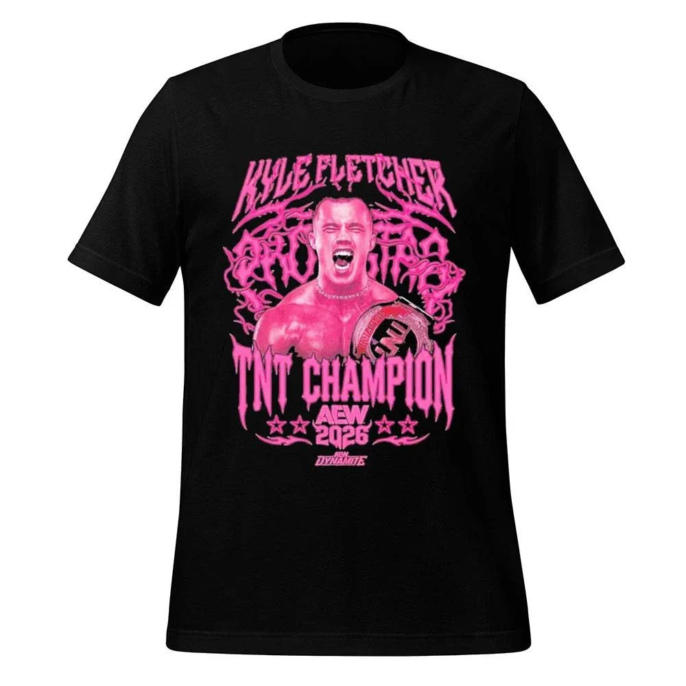 Kyle Fletcher Protostar NTN Champion AEW 2026 Logo Shirt