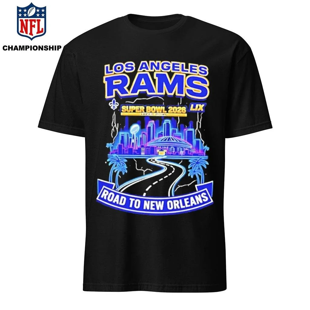 La Rams Road To New Orleans SB 2026 Fan Shirt