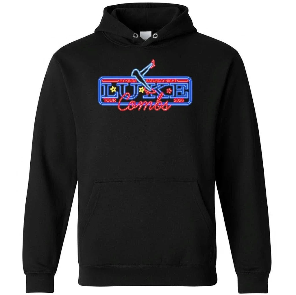 Luke Combs 2026 Tour Dates Neon Shirt
