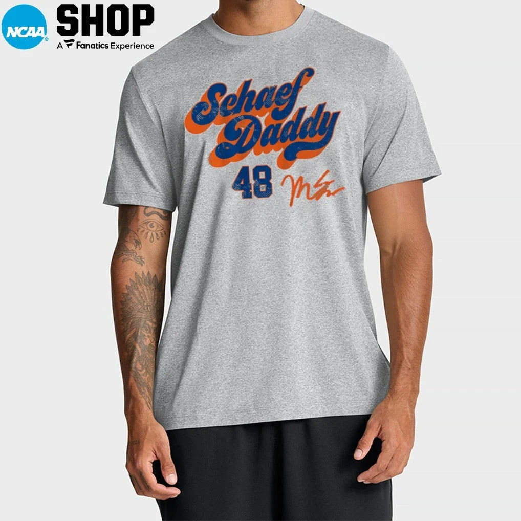 Matthew Schaefer New York Islanders Schaef Daddy Signature T-Shirt