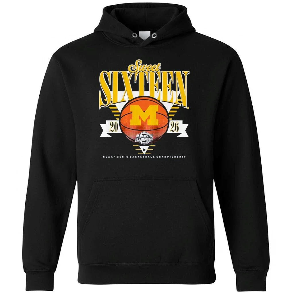 Michigan Wolverines MBB 2026 Sweet Sixteen Shirt