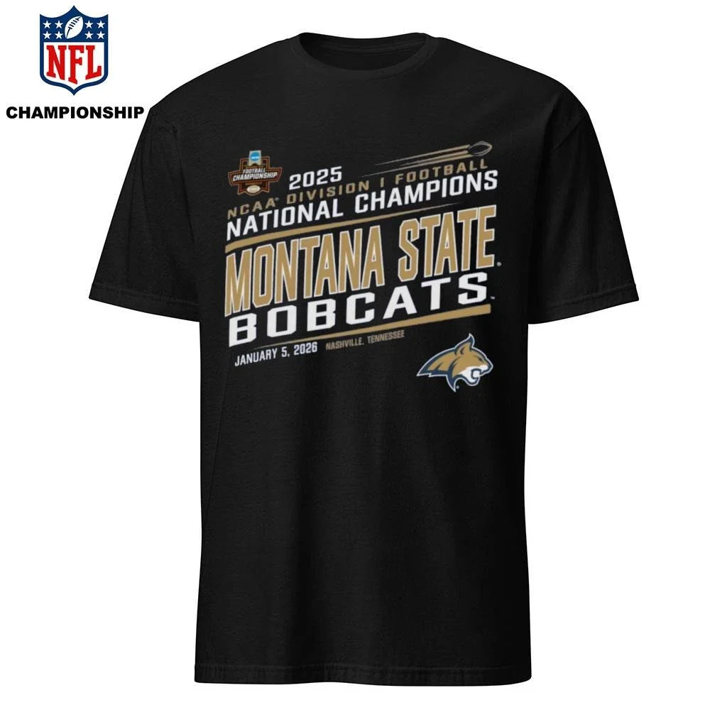 Montana State Football 2025 FCS National Champions Shirt