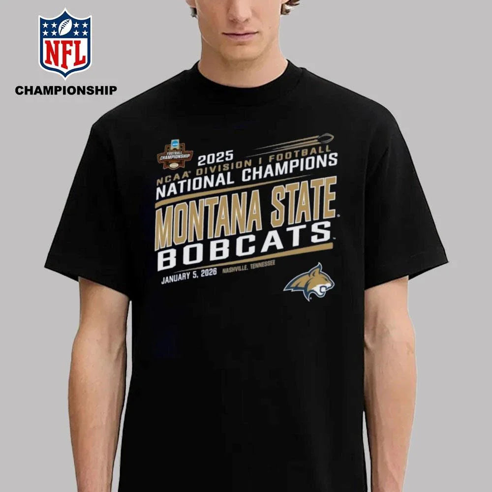 Montana State Football 2025 FCS National Champions Shirt