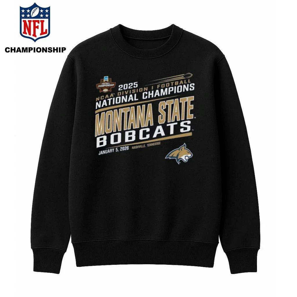 Montana State Football 2025 FCS National Champions Shirt