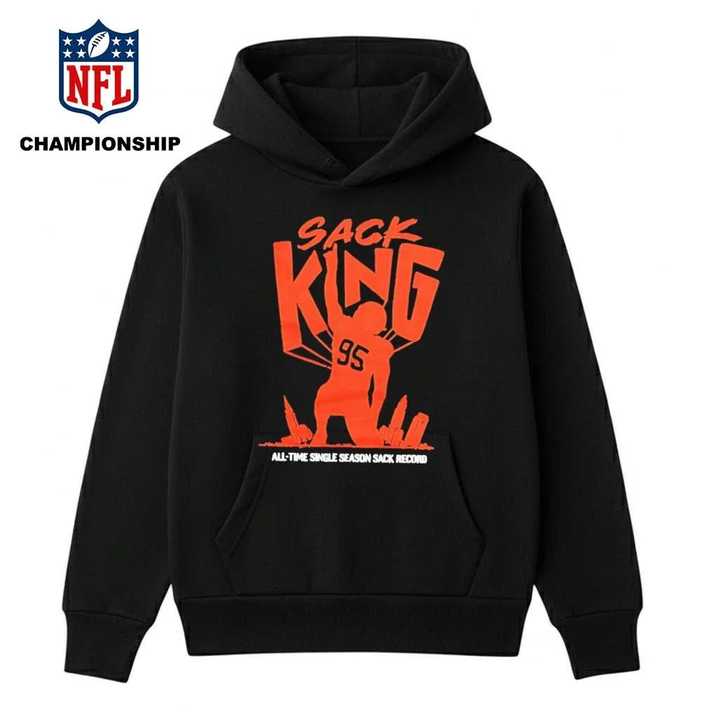 Myles Garrett Cleveland Browns Sack King All Time Single Season Sack Record Shirt