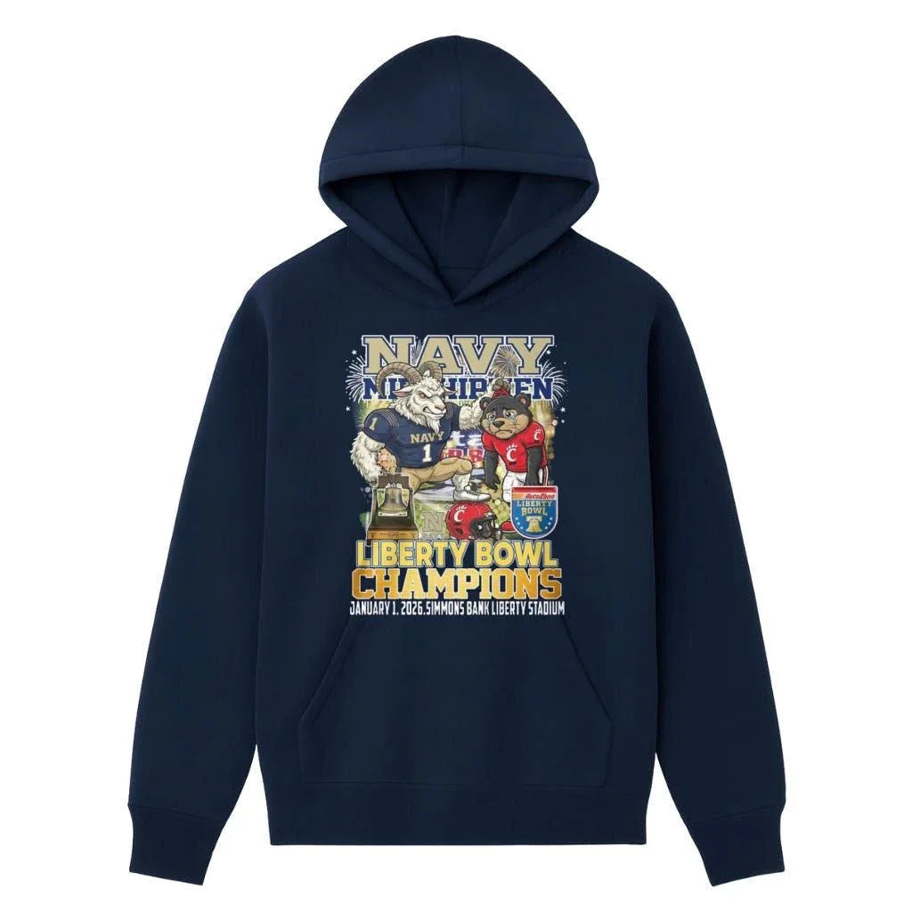 Navy Midshipmen Liberty Bowl Champions 2026 Shirt
