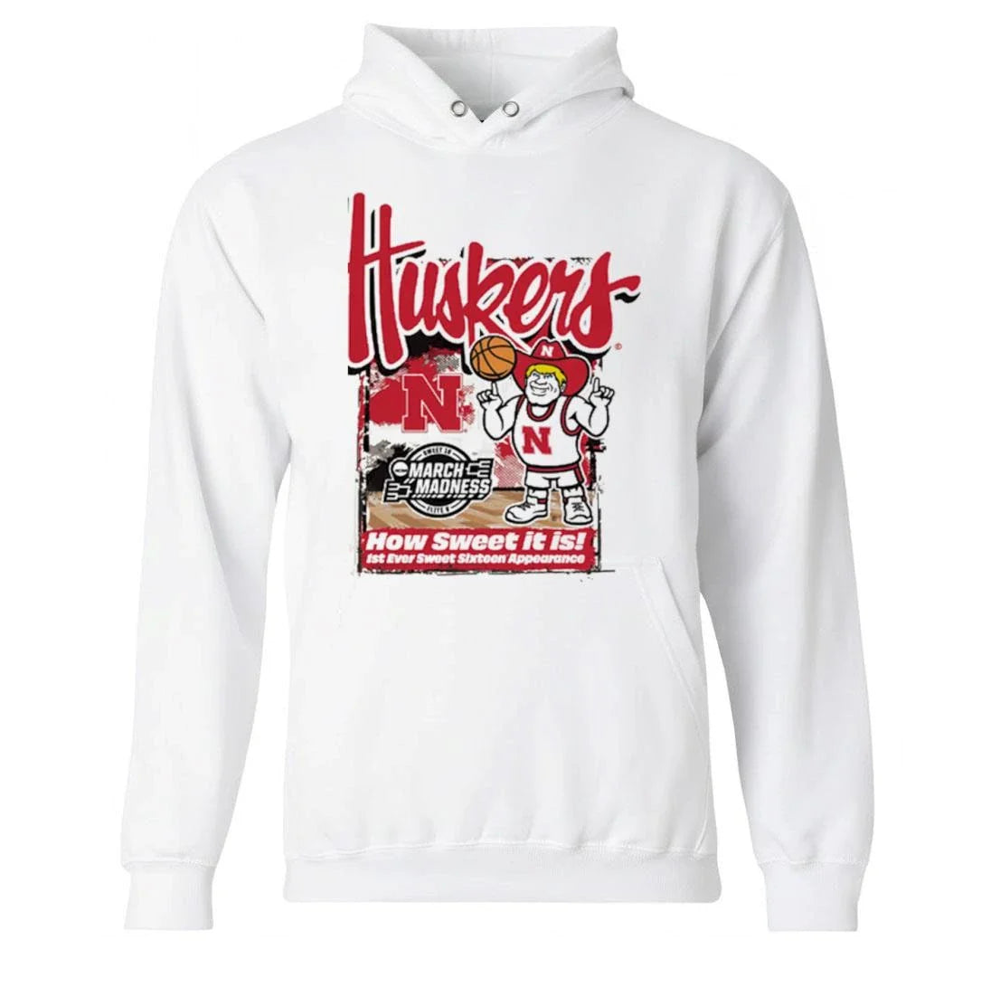 Nebraska Cornhuskers 2026 NCAA March Madness First Ever Sweet 16 Shirt