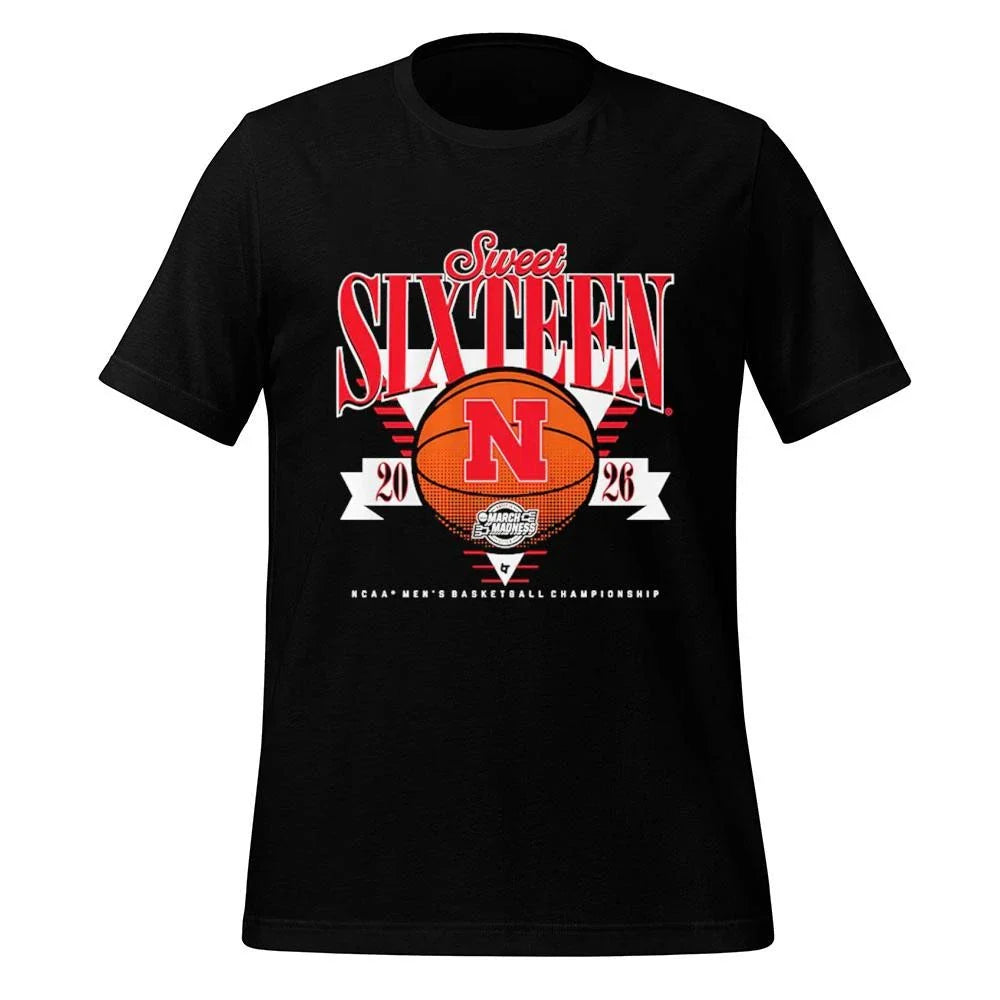 Nebraska Cornhuskers MBB 2026 Sweet Sixteen Shirt