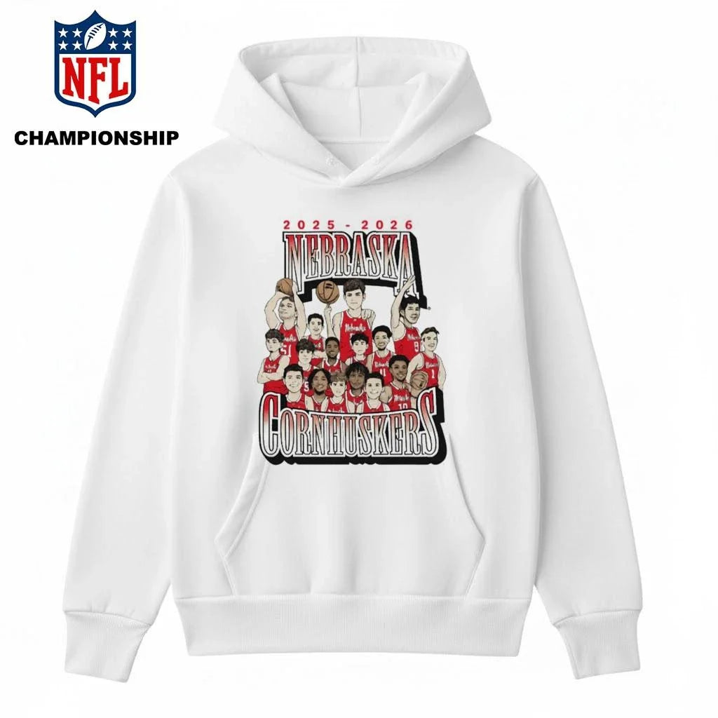 Nebraska Cornhuskers Men’s Basketball 2025-2026 Shirt