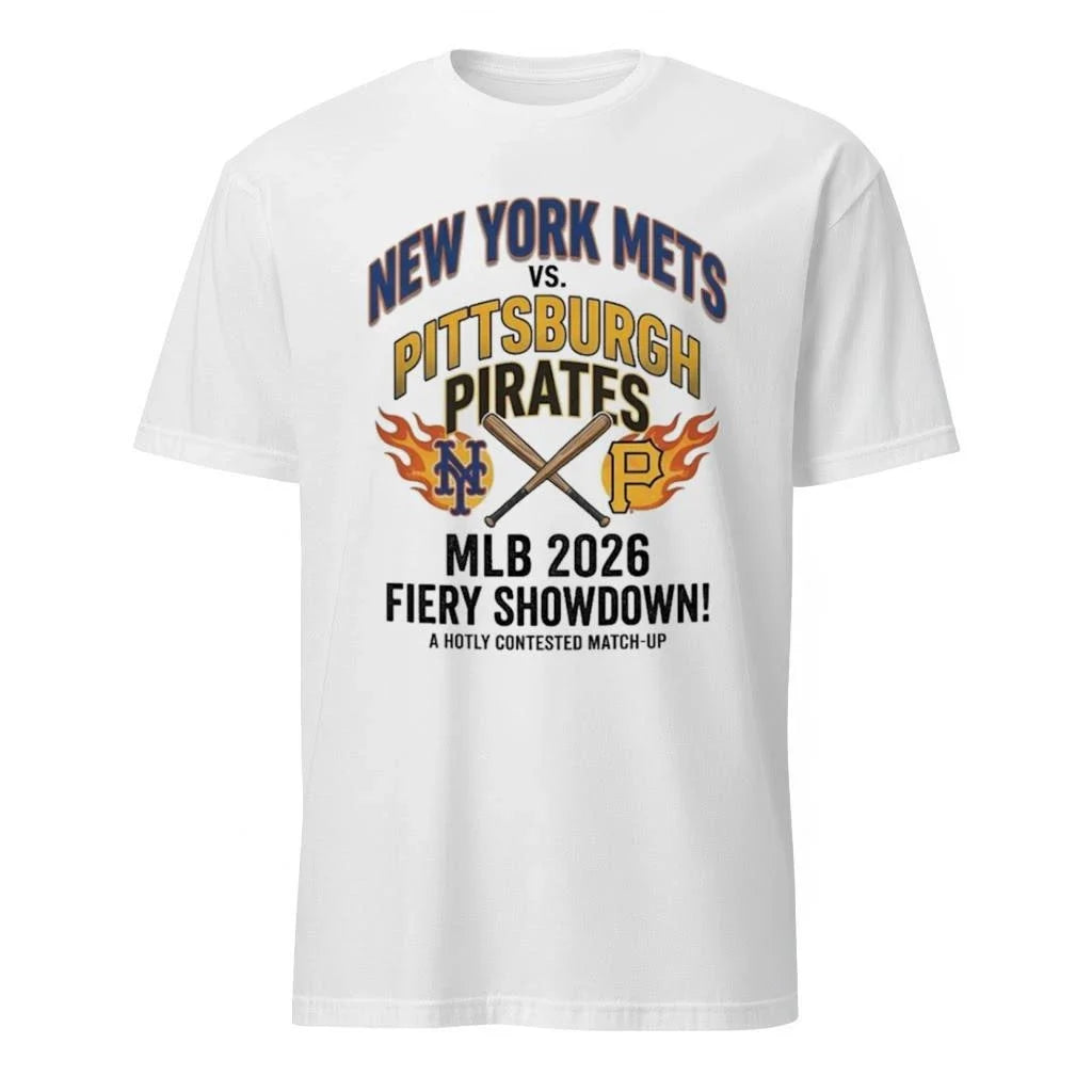 New York Mets vs. Pittsburgh Pirates MLB Schedule 2026 Shirt