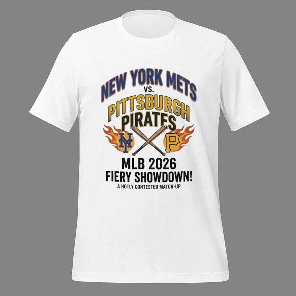 New York Mets vs. Pittsburgh Pirates MLB Schedule 2026 Shirt