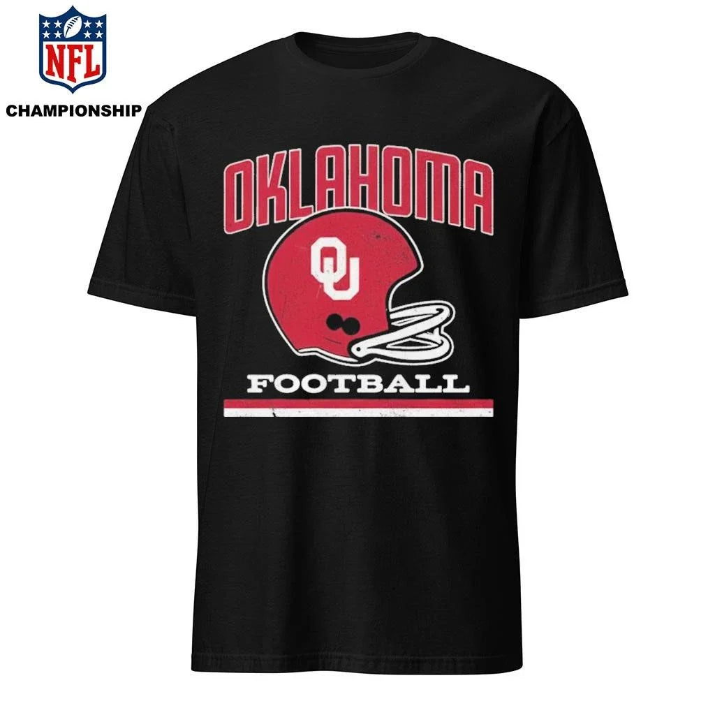Oklahoma Football Vintage Helmet Shirt