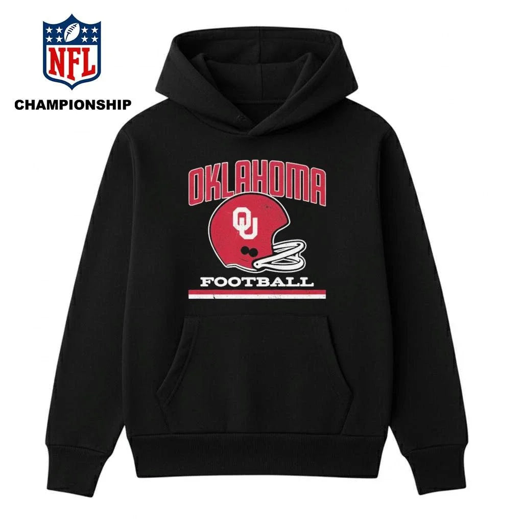 Oklahoma Football Vintage Helmet Shirt