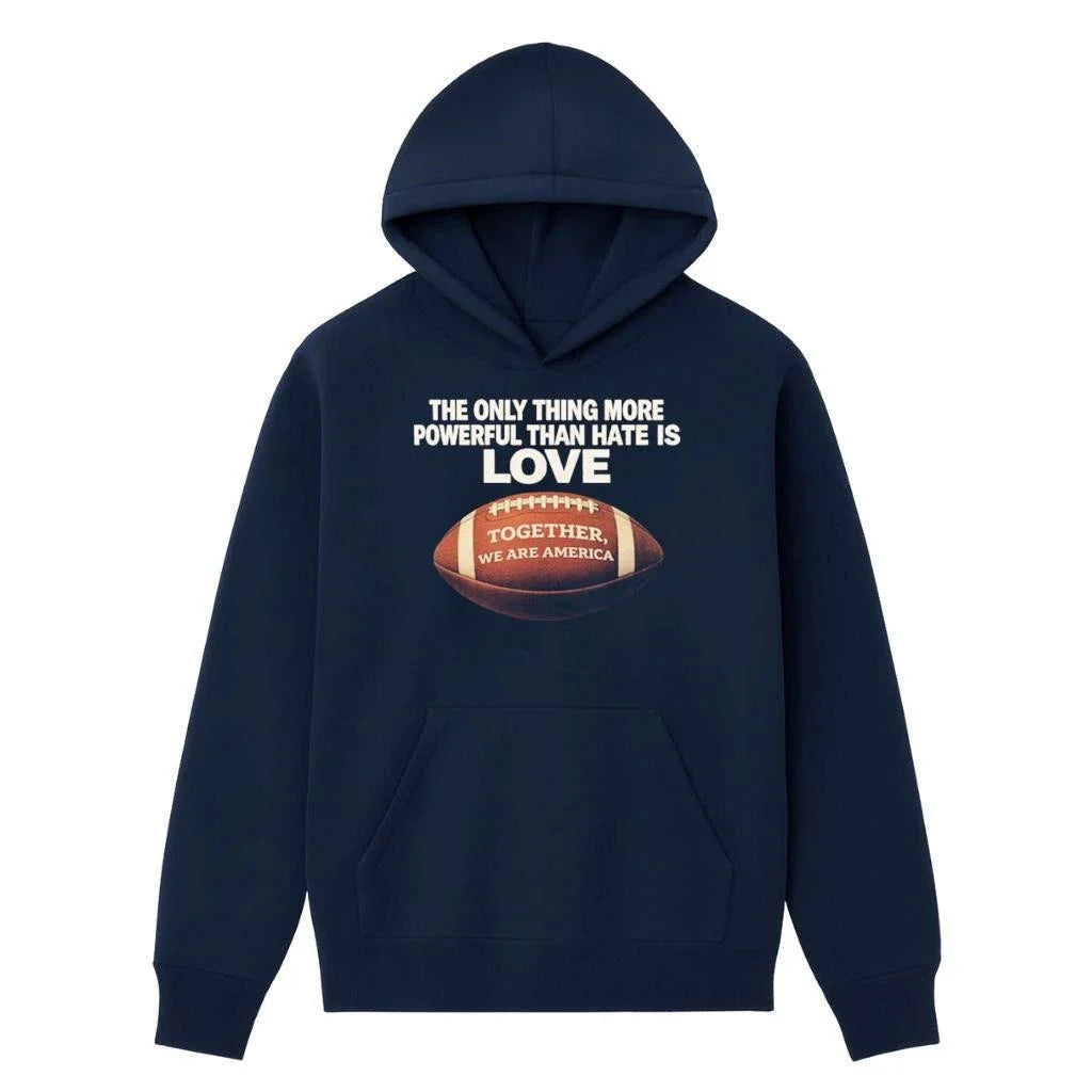 Only Thing More Powerful Than Hate Is Love We Are America Comfort Colors 1717 Shirt