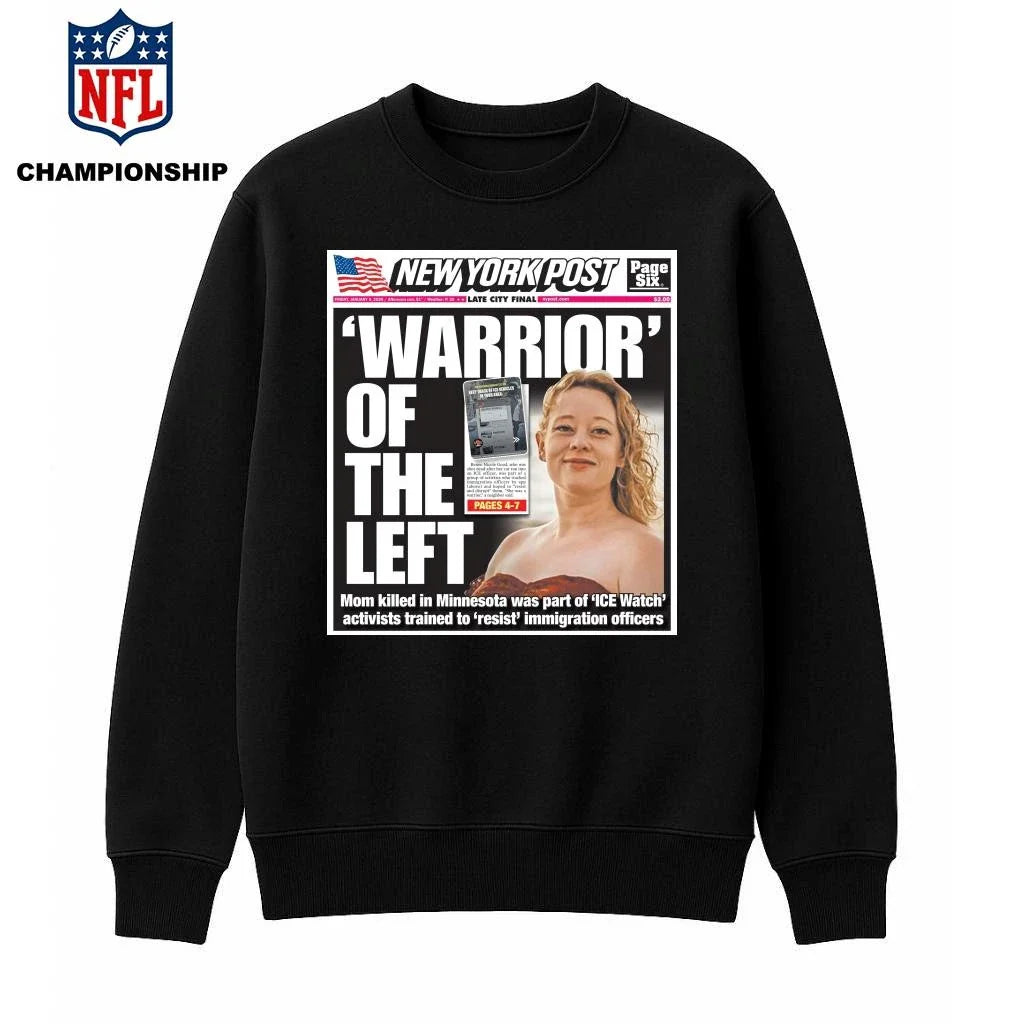 Original New York Post Cover Warrior Of The Left Minnesota Ice 2026 Shirt