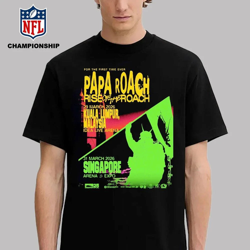 Papa Roach idea Live Arena Kuala Lumpur Mar 29 2026 Poster Shirt