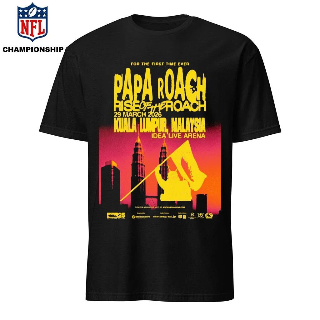 Papa Roach idea Live Arena Malaysia Mar 29 2026 Poster Shirt