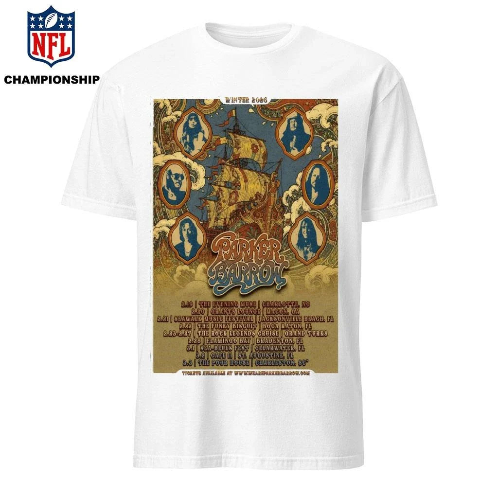 Parker &amp; Barrow Winter Tour 26 Legacy Poster Shirt