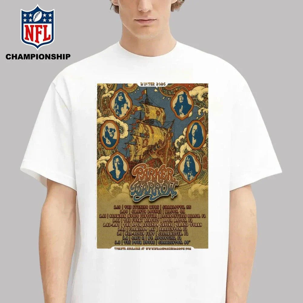 Parker &amp; Barrow Winter Tour 26 Legacy Poster Shirt