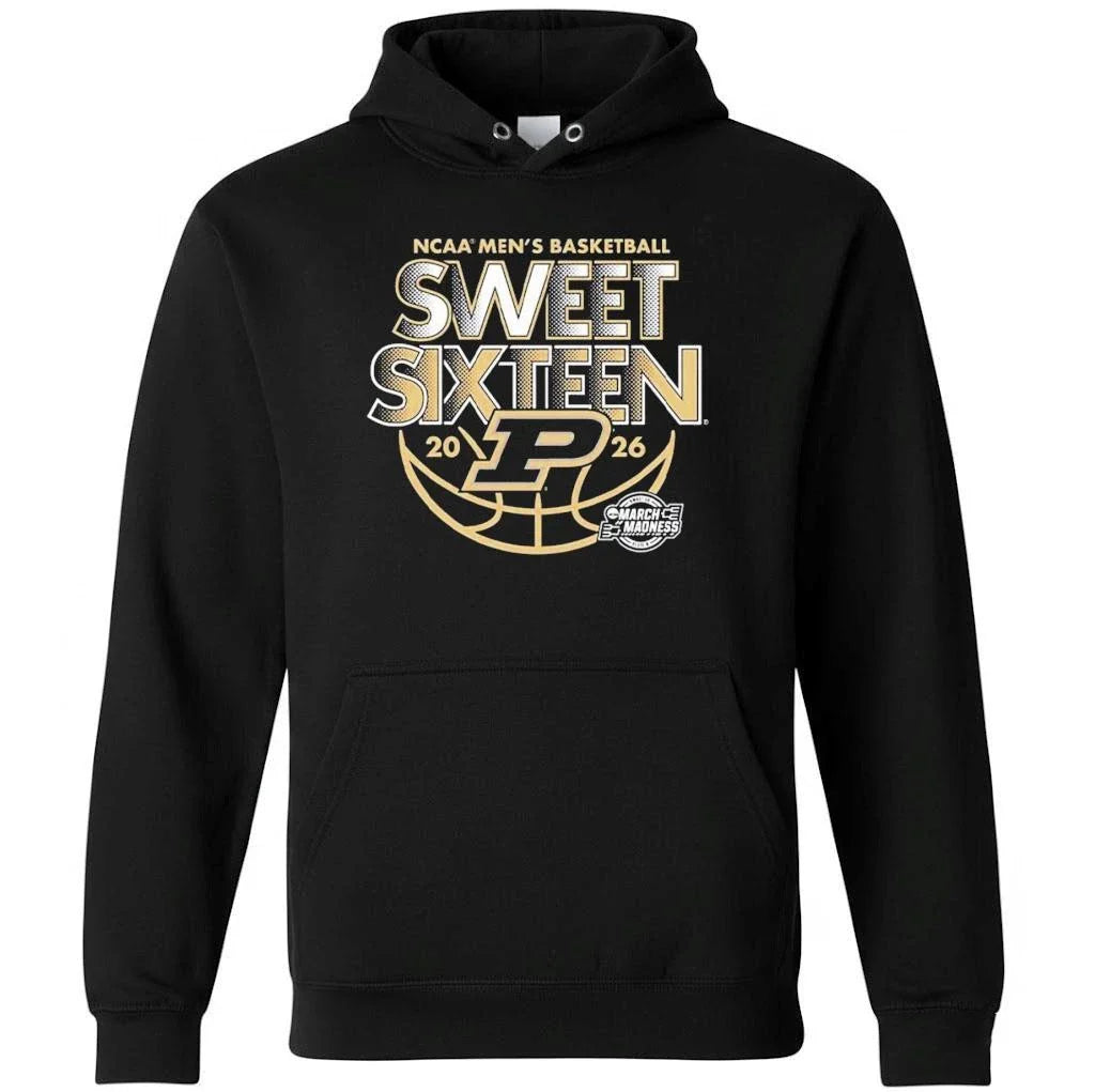 Purdue Boilermakers Men’s Basketball 2026 NCAA March Madness Sweet 16 Shirt