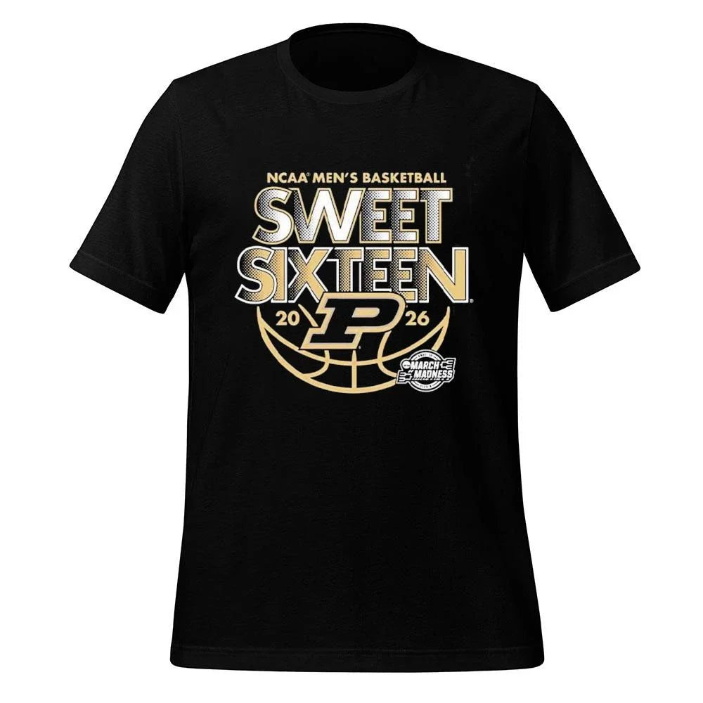 Purdue Boilermakers Men’s Basketball 2026 NCAA March Madness Sweet 16 Shirt