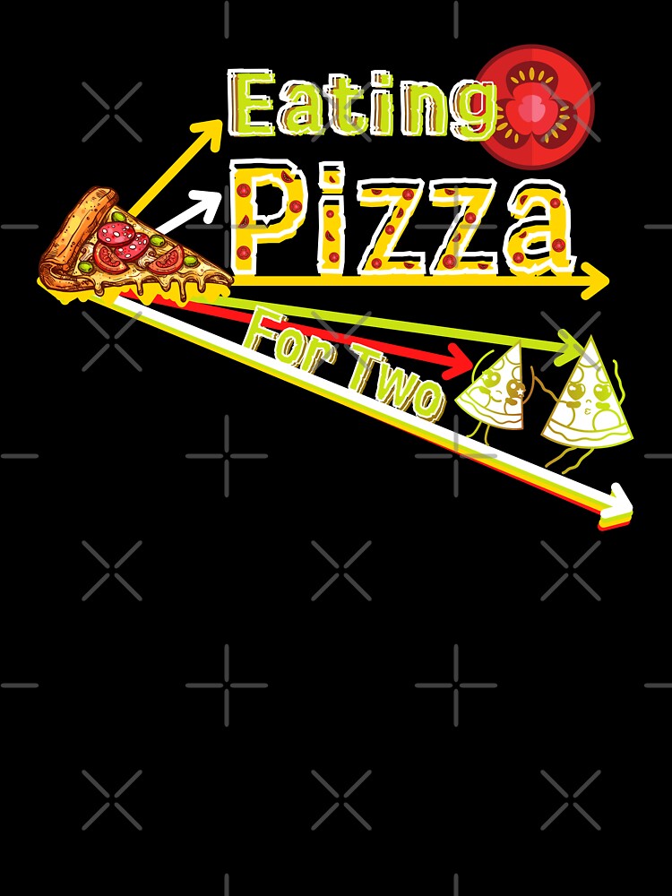 Eating Pizza For Two, For Pizza Lovers by artlaila