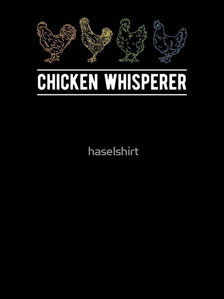 Chicken Whisperer Retro Farmer Birthday Gift by haselshirt