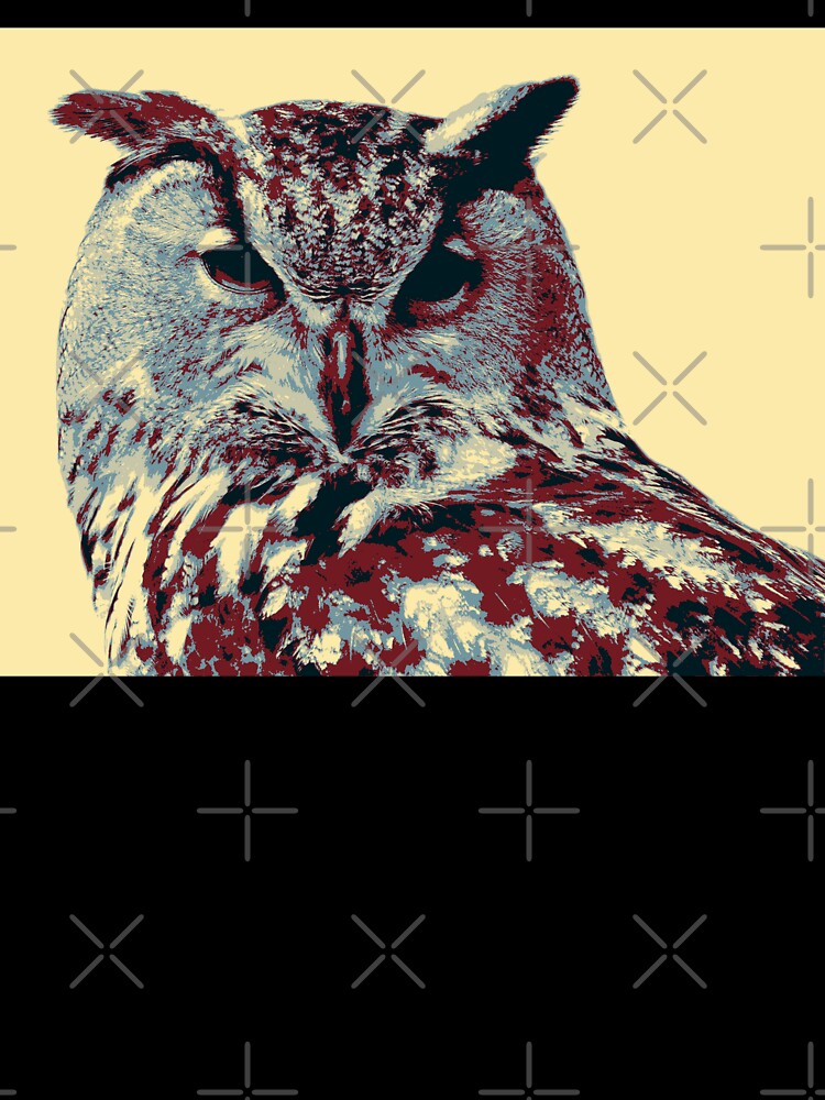 Eagle owl Сolor print by artdragongift 15