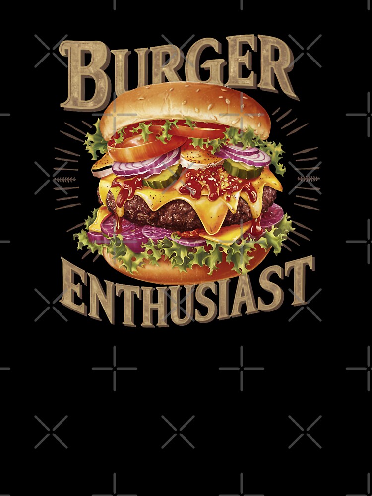 Burger Enthusiast Delicious Food Art by behnay