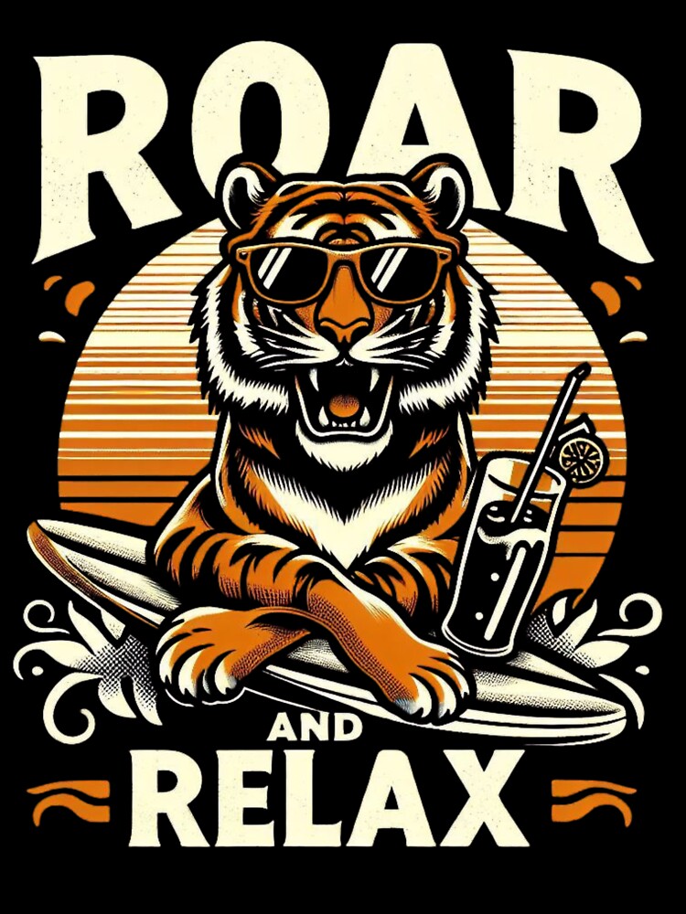 relaxed cool tiger by Dwipo Design