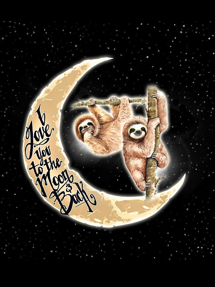 Love Sloth To The Moon by AletacStore