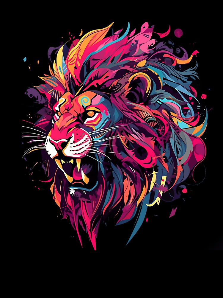 angry lion by maniabx