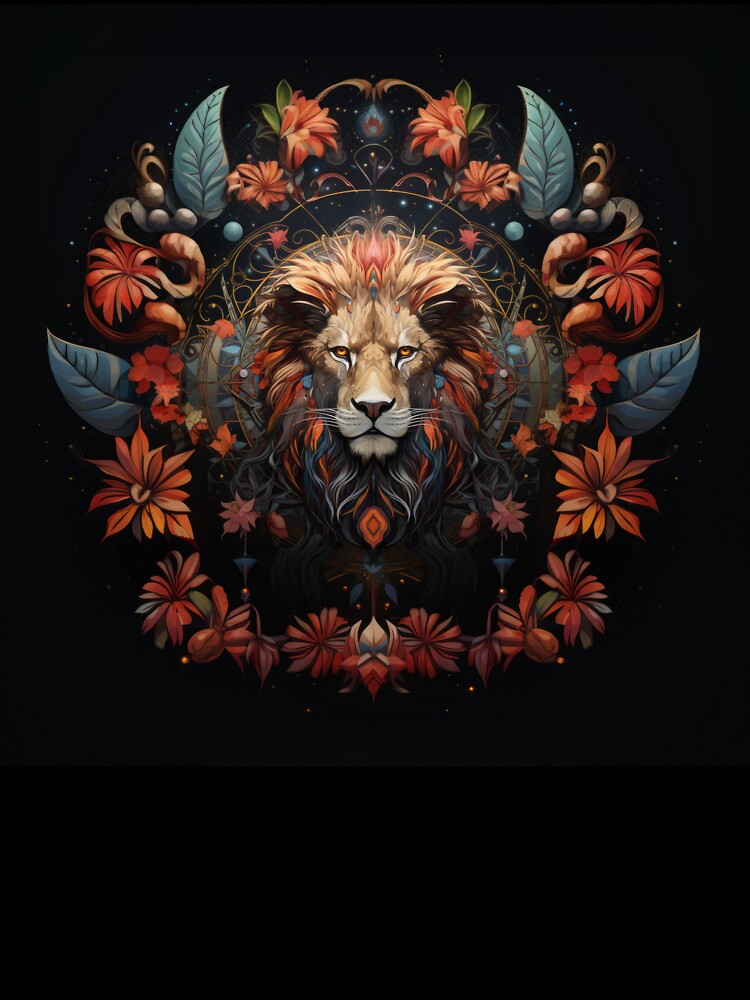 Lion King of the Jungle - Majestic Lion Head Art by solrevolver