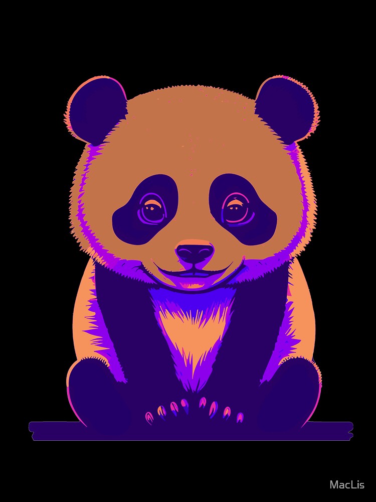 Cute sitting panda by MacLis