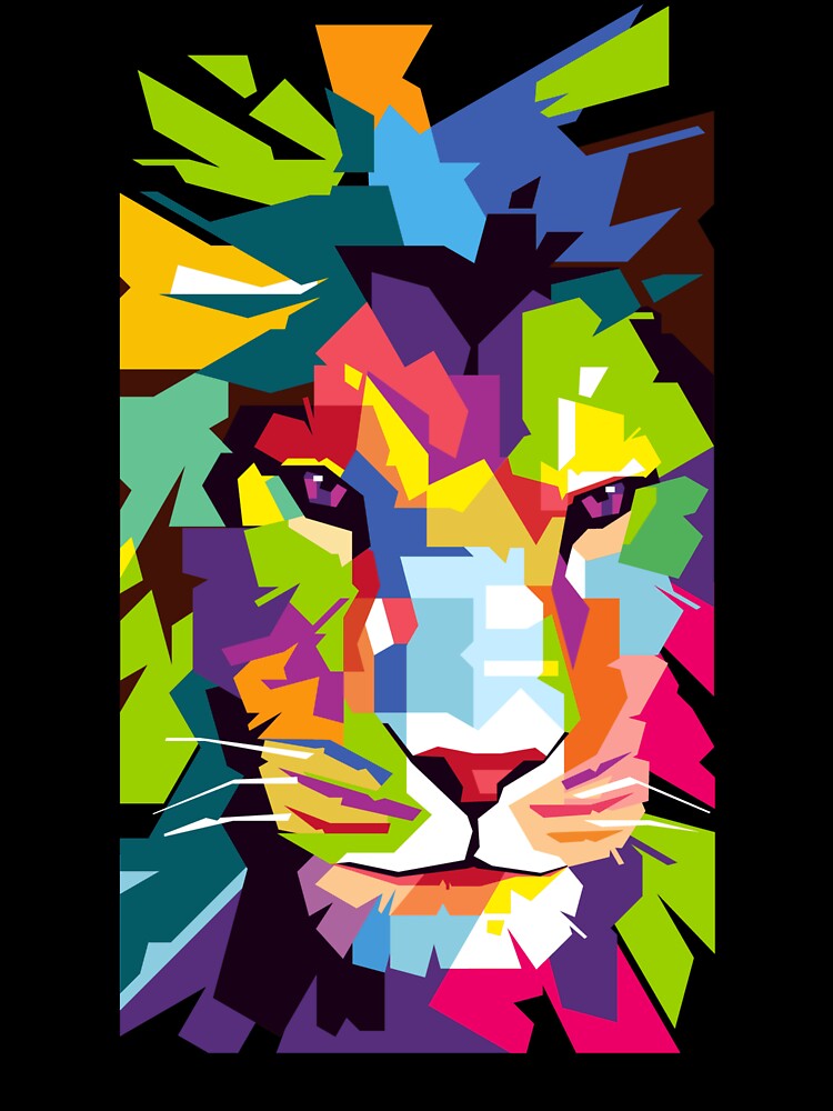 Lion Illustration, Digital art by StevanoArt