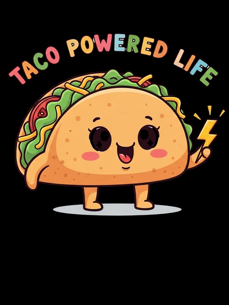 Funny Cute Taco by NiluDigiStudio