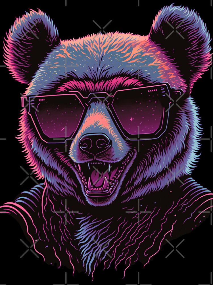 Colorful Panda Bear by Xhevahir