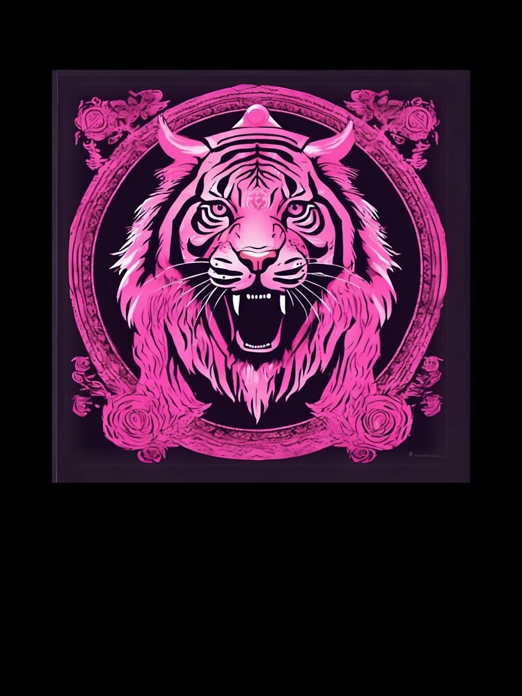 Majestic Pink Tiger: A Symbol of Strength and Beauty by CraftedConcepts