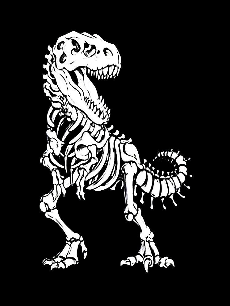Dinosaur Skeleton Halloween T-rex by febyriana