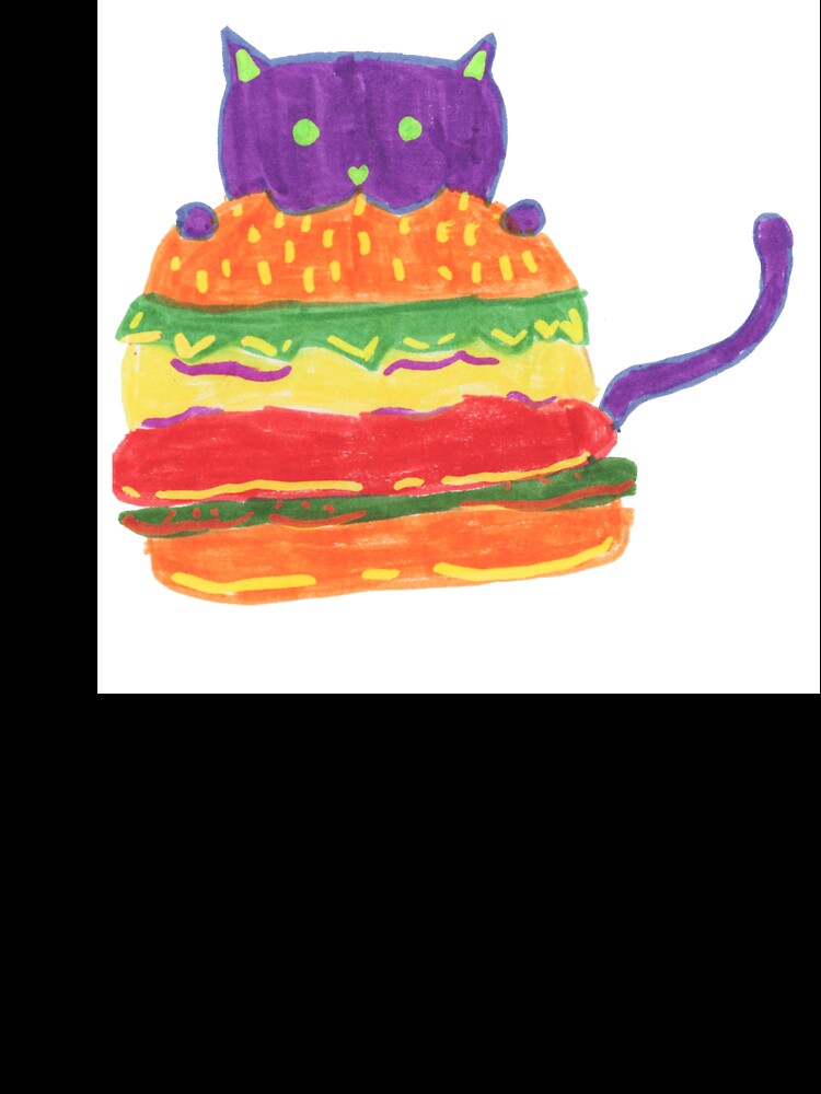 Burger Cat by maimairo