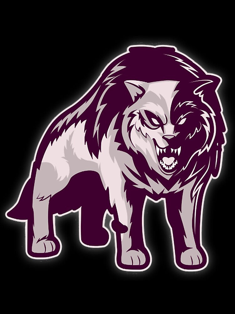 3D Angry Growling Grey Wolf by christophe92