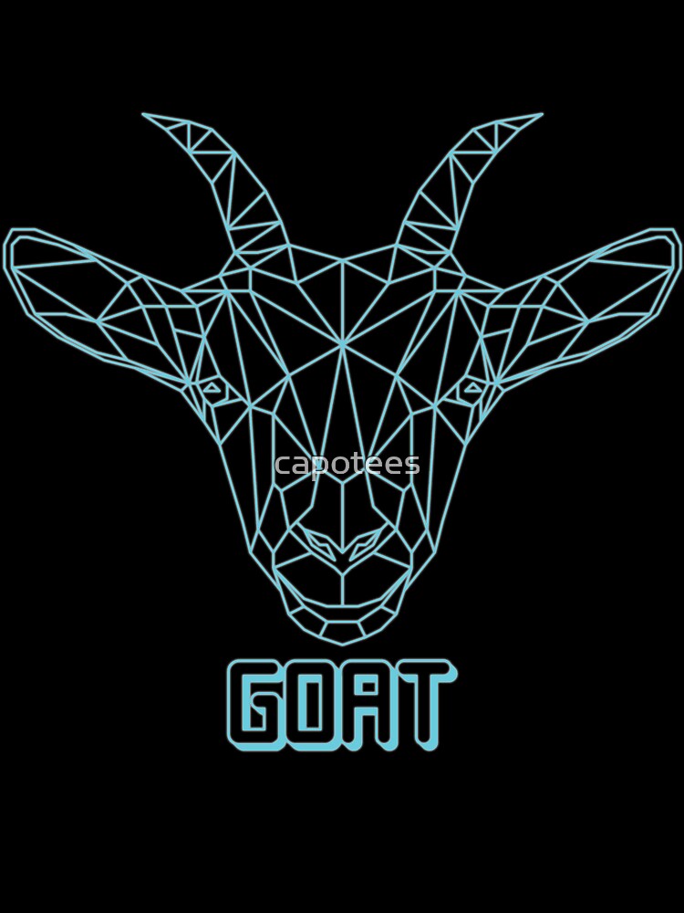 geometric goat by capotees
