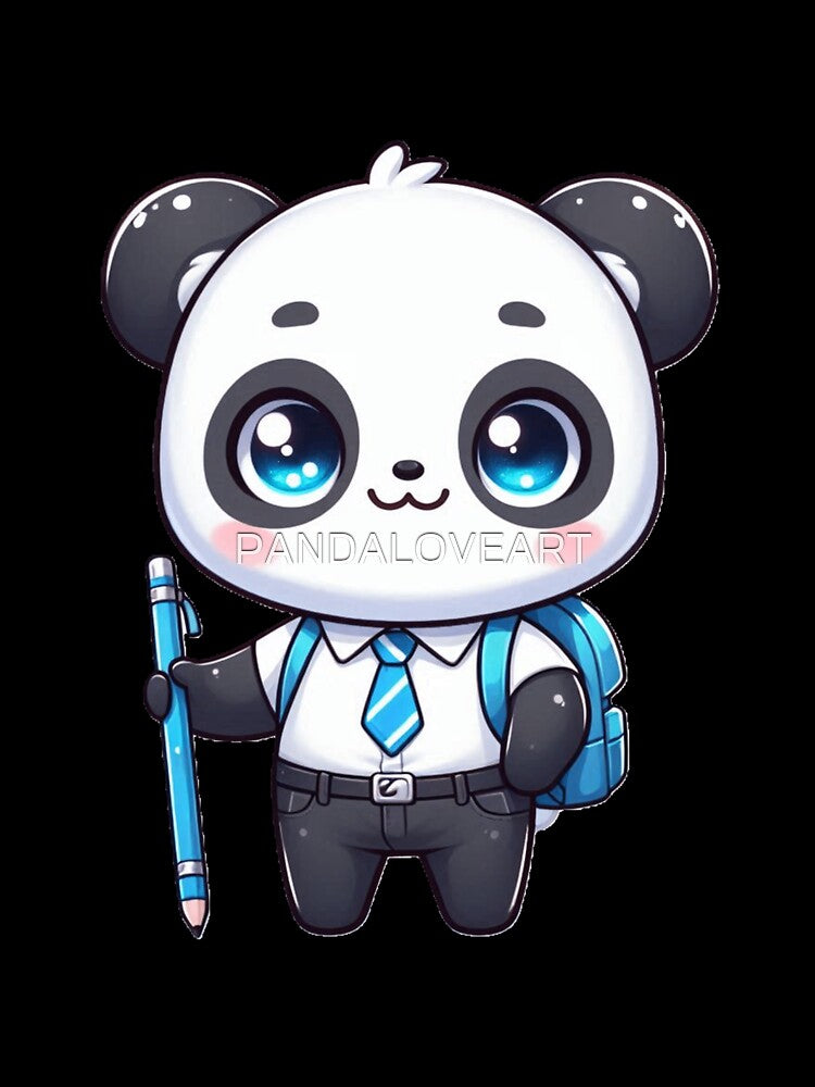 School Panda 8 by PANDALOVEART